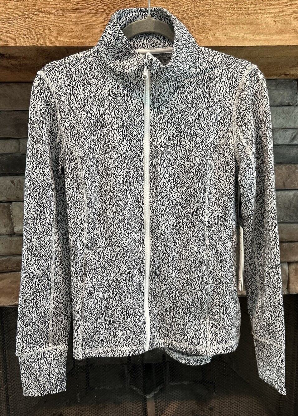 Women’s MONDETTA Black/White EXHALE Yoga Jacket Sz XS NWT *A5